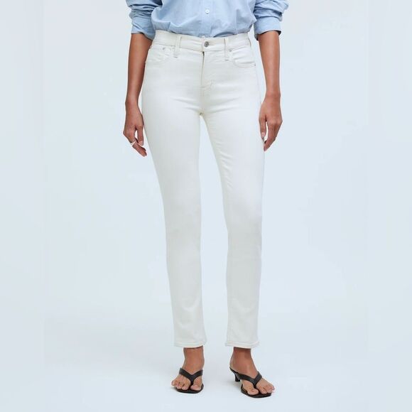 Madewell NWT Petite Mid-Rise Perfect Vintage Jeans Size 32P in Vintage Canvas - Picture 1 of 11
